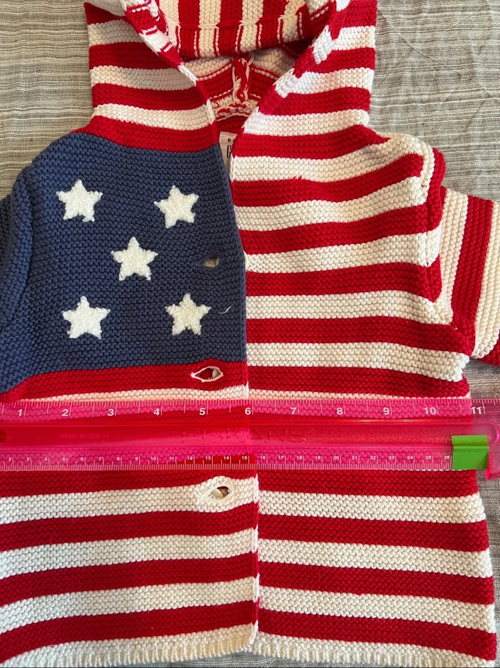 Baby Gap American Flag Sweater 6-12 Months
